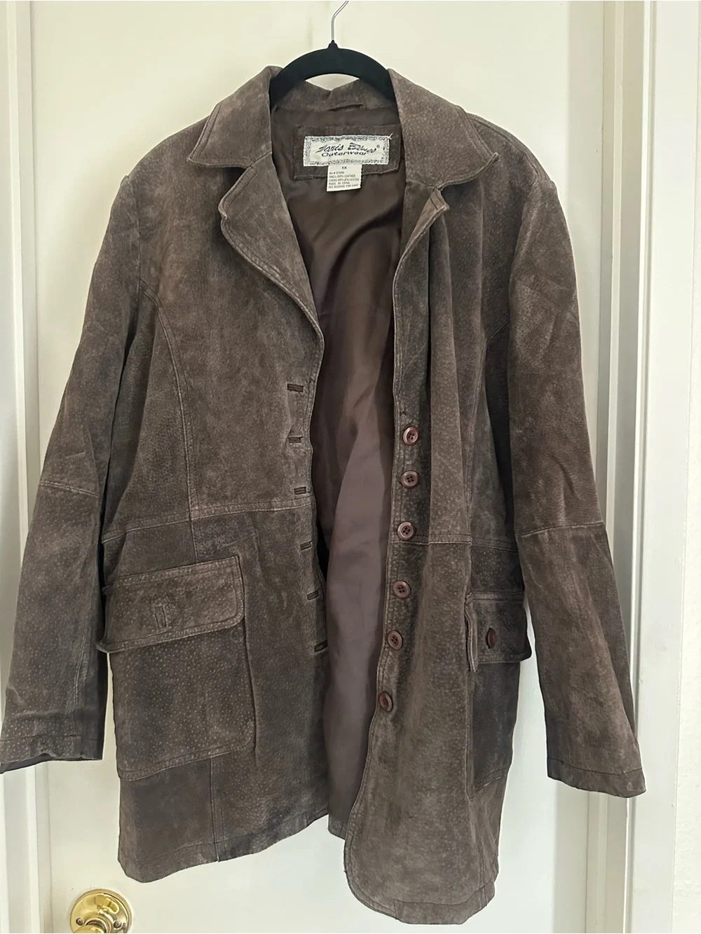 Paris Blues Brown Leather Jacket